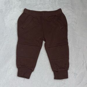 (3 for $10) baby essentials 6 month neutral brown jogger pants